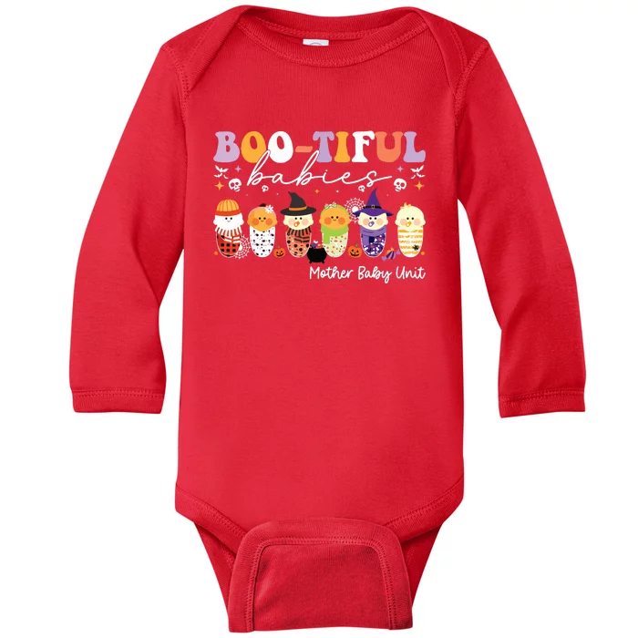 Bootiful Babies Mother Baby Unit Spooky Halloween Baby Long Sleeve Bodysuit