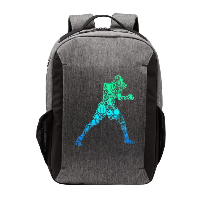 Boxer Boxing Men Vector Backpack