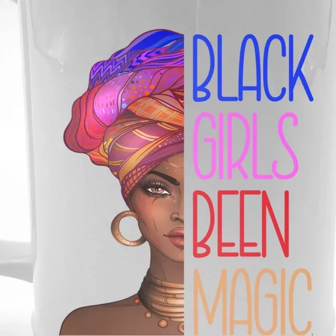 Black Been Magic African American Queen Great Gift Front & Back Beer Stein