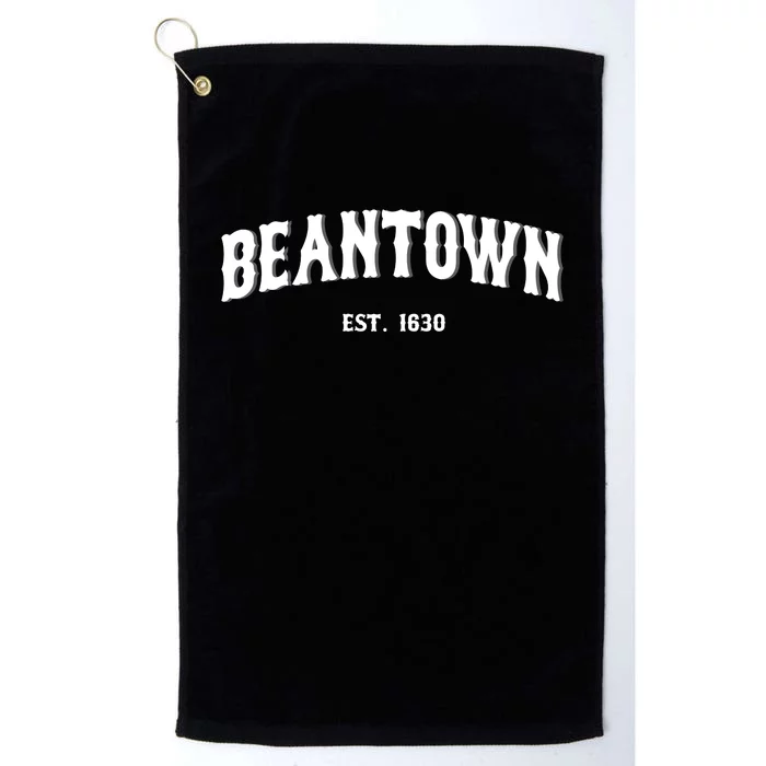 Beantown Boston Massachusetts Baked Beans New England Platinum Collection Golf Towel