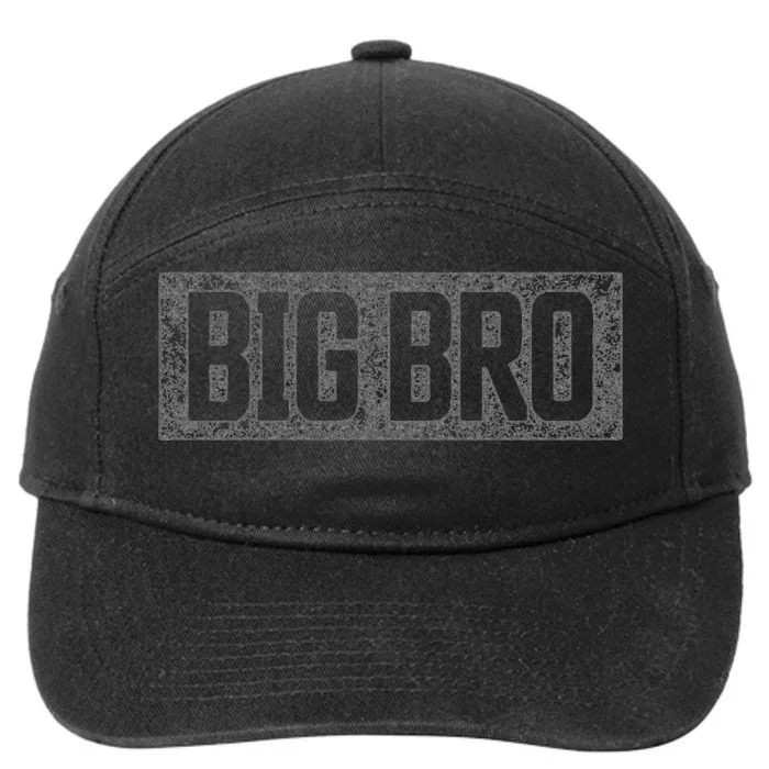 Big Bro Matching Sibling Outfit Soon To Be Big Brother 7-Panel Snapback Hat