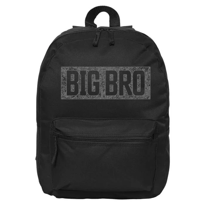 Big Bro Matching Sibling Outfit Soon To Be Big Brother 16 in Basic Backpack