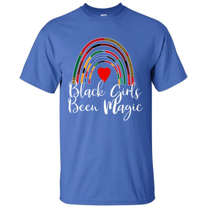 Black Been Magic Rainbow African Kente Great Gift Tall T-Shirt