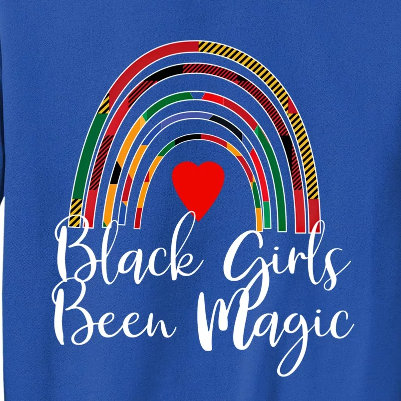 Black Been Magic Rainbow African Kente Great Gift Tall Sweatshirt