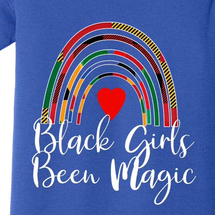 Black Been Magic Rainbow African Kente Great Gift Baby Bodysuit