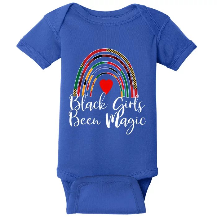 Black Been Magic Rainbow African Kente Great Gift Baby Bodysuit