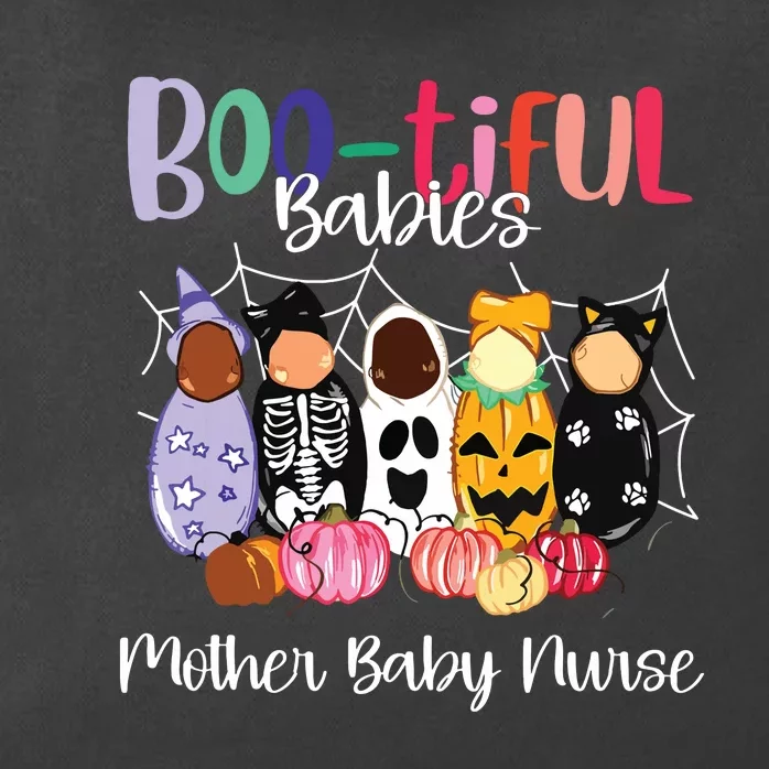 Bootiful Babies Mother Baby Nurse Funny Halloween Zip Tote Bag