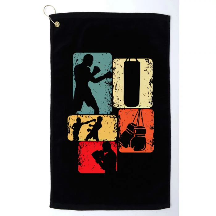 Boxer Boxing Meaningful Gift Platinum Collection Golf Towel