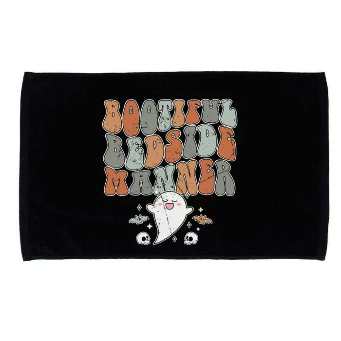 Bootiful Bedside Manner Groovy Retro Halloween Microfiber Hand Towel