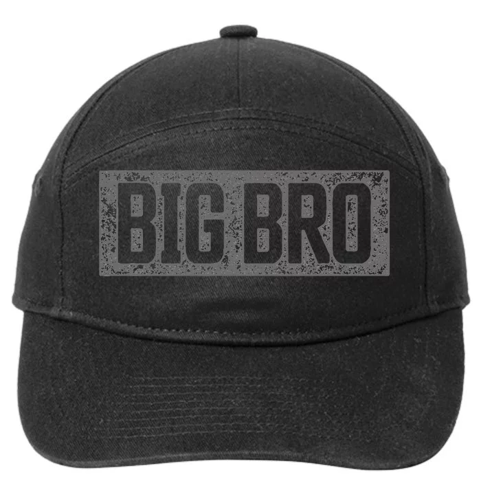 Big Bro Matching Sibling Outfit Soon To Be Big Brother 7-Panel Snapback Hat