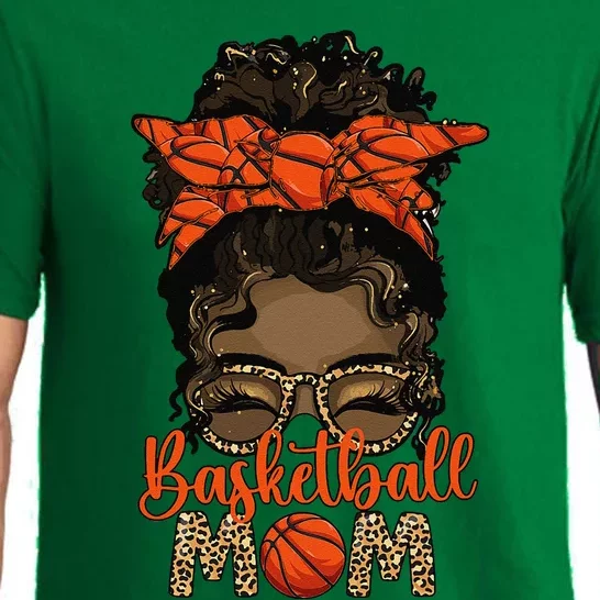 Black Basketball Mom Melanin Mother Of A Basketball Player Pajama Set