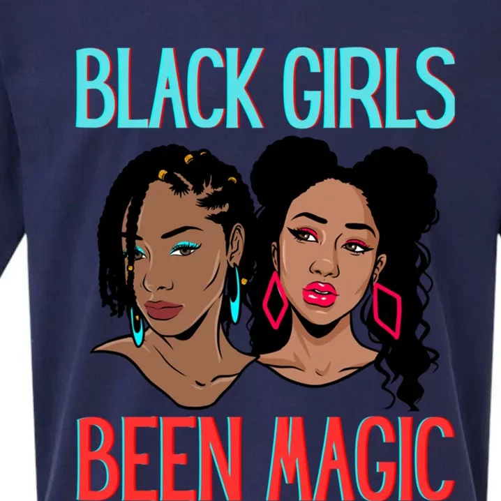 Black Been Magic Melanin Queen Sista Black Magic Gift Sueded Cloud Jersey T-Shirt