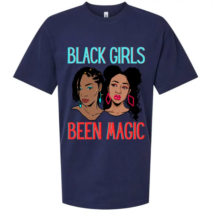 Black Been Magic Melanin Queen Sista Black Magic Gift Sueded Cloud Jersey T-Shirt