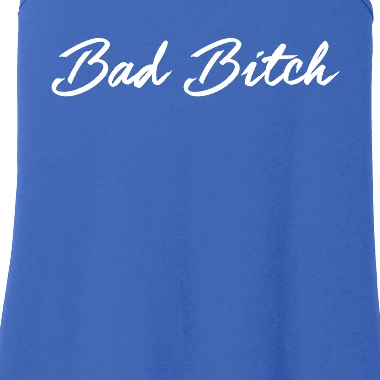 Bad Bitch Meaningful Gift Hot Confident Mean Attitude Gift Ladies Essential Tank