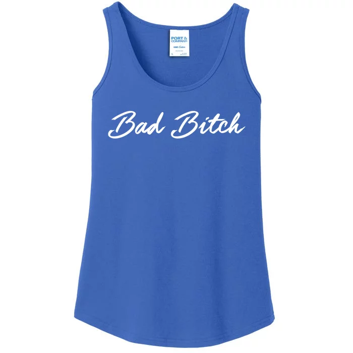 Bad Bitch Meaningful Gift Hot Confident Mean Attitude Gift Ladies Essential Tank