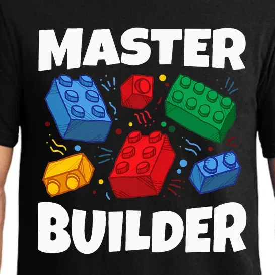 Blocks Brick Master Builder Pajama Set