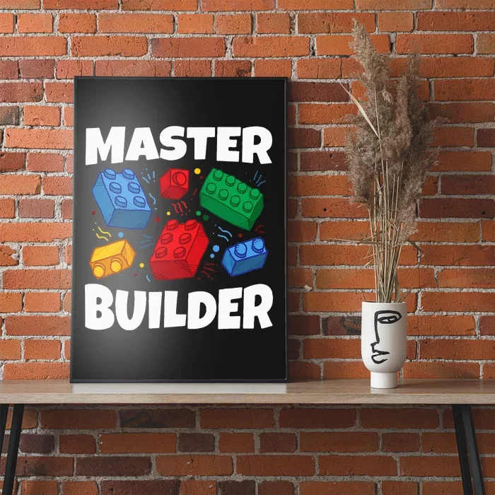 Blocks Brick Master Builder Poster