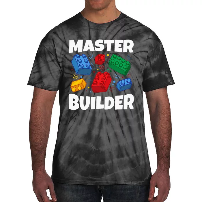 Blocks Brick Master Builder Tie-Dye T-Shirt