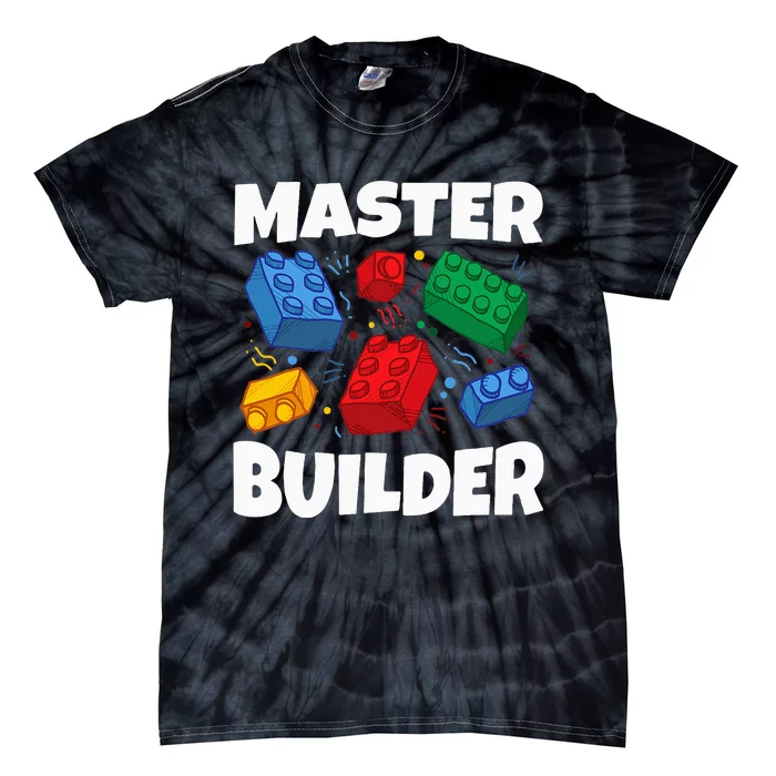 Blocks Brick Master Builder Tie-Dye T-Shirt