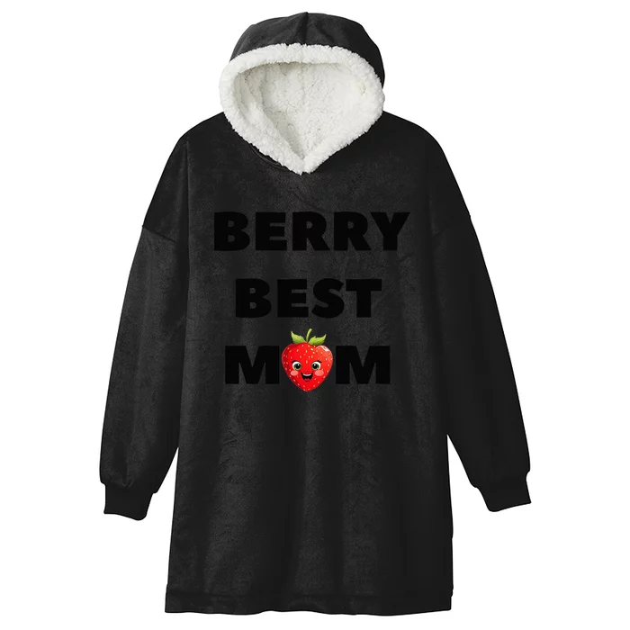 Berry Best Mom Hooded Wearable Blanket