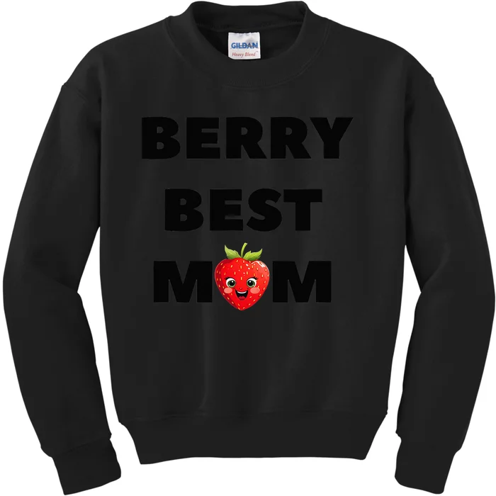 Berry Best Mom Kids Sweatshirt