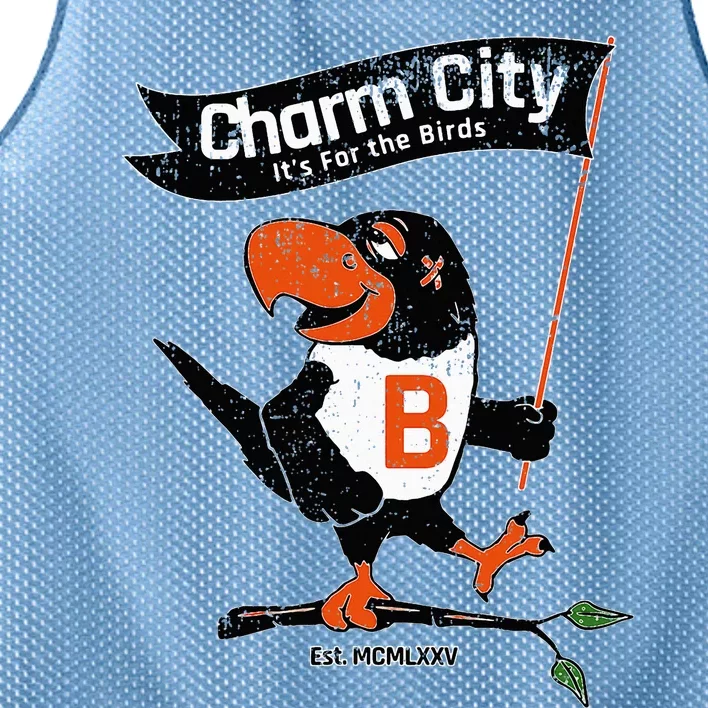 Baltimore Birds Maryland Charm City Pride Mesh Reversible Basketball Jersey Tank