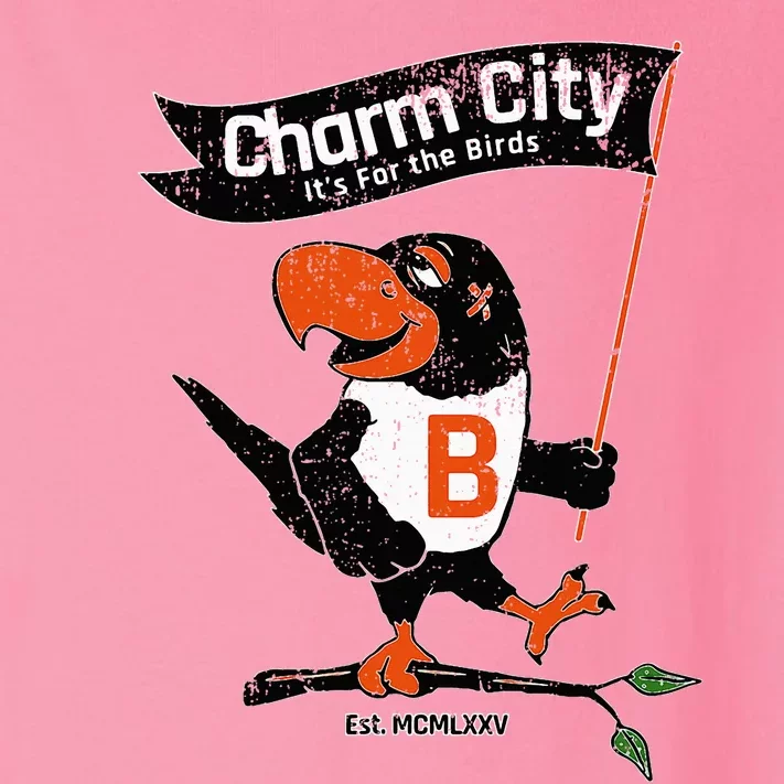 Baltimore Birds Maryland Charm City Pride Toddler Long Sleeve Shirt