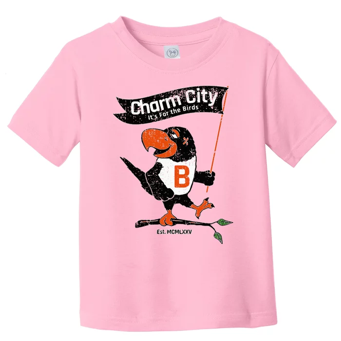 Baltimore Birds Maryland Charm City Pride Toddler T-Shirt