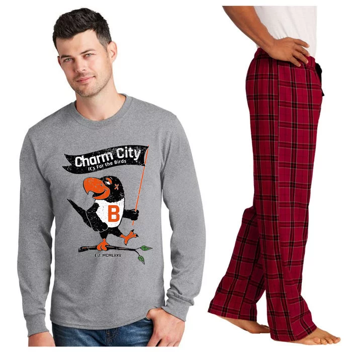 Baltimore Birds Maryland Charm City Pride Long Sleeve Pajama Set