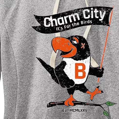 Baltimore Birds Maryland Charm City Pride Women's Fleece Hoodie