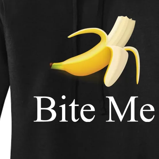 Banana Bite Me Women's Pullover Hoodie