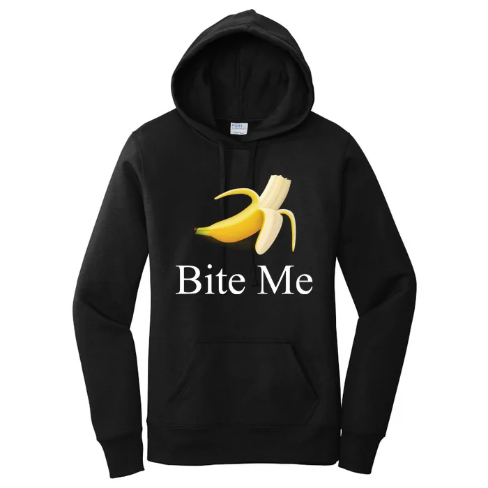 Banana Bite Me Women's Pullover Hoodie