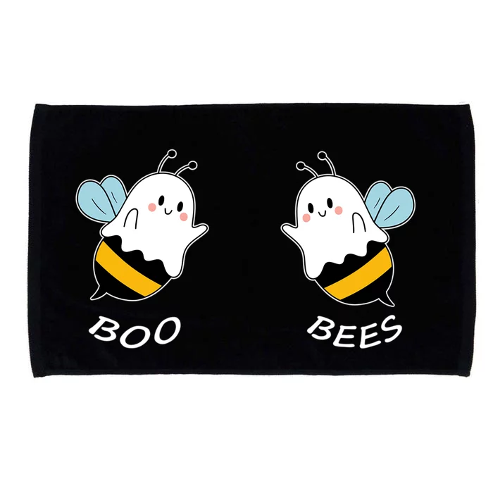 Boo Bees Matching Ghost Funny Sarcastic Halloween Gift Microfiber Hand Towel