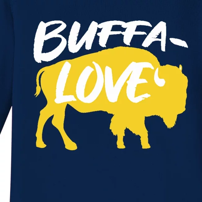 BuffaLove Buffalo New York Baby Long Sleeve Bodysuit