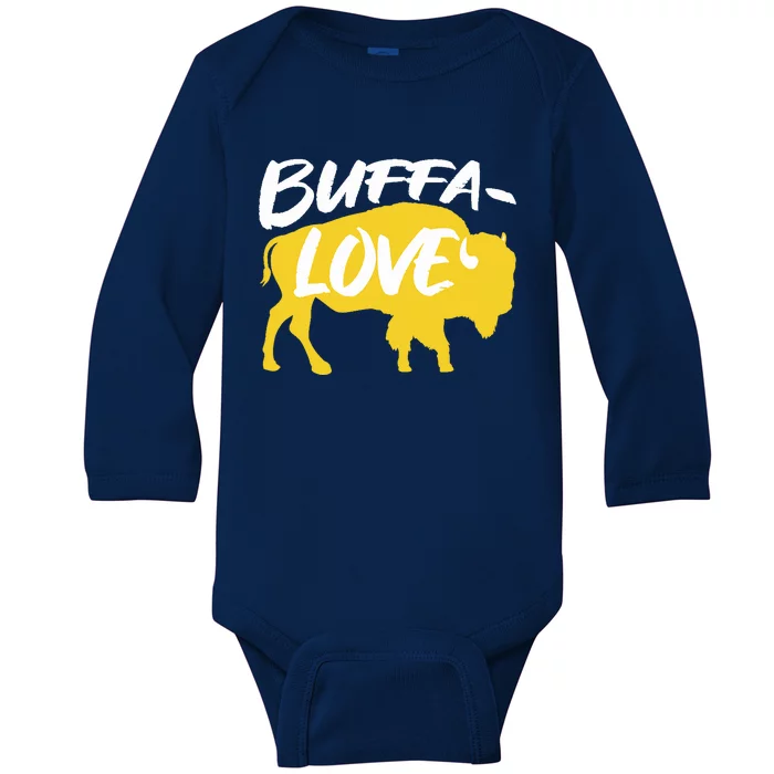 BuffaLove Buffalo New York Baby Long Sleeve Bodysuit