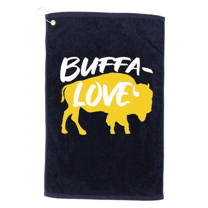 BuffaLove Buffalo New York Platinum Collection Golf Towel