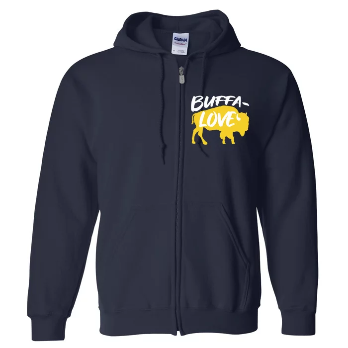 BuffaLove Buffalo New York Full Zip Hoodie