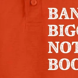 Ban Bigots Not Books Funny Reader Dry Zone Grid Performance Polo