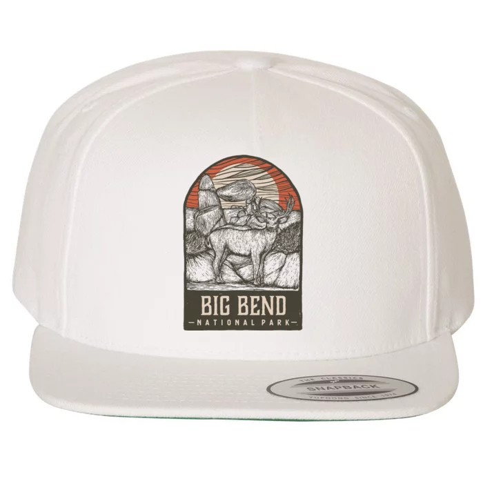 Big Bend National Park Wool Snapback Cap