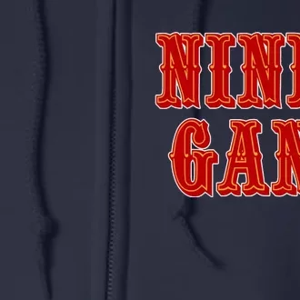 Bang Bang Niner Gang San Francisco Full Zip Hoodie