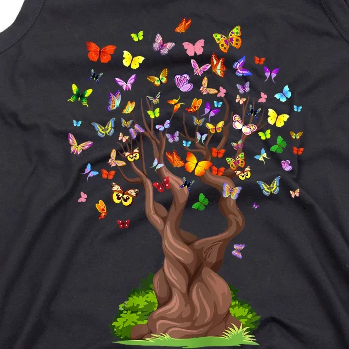 Butterflytree Beautiful Nature Lover Butterfly Tank Top