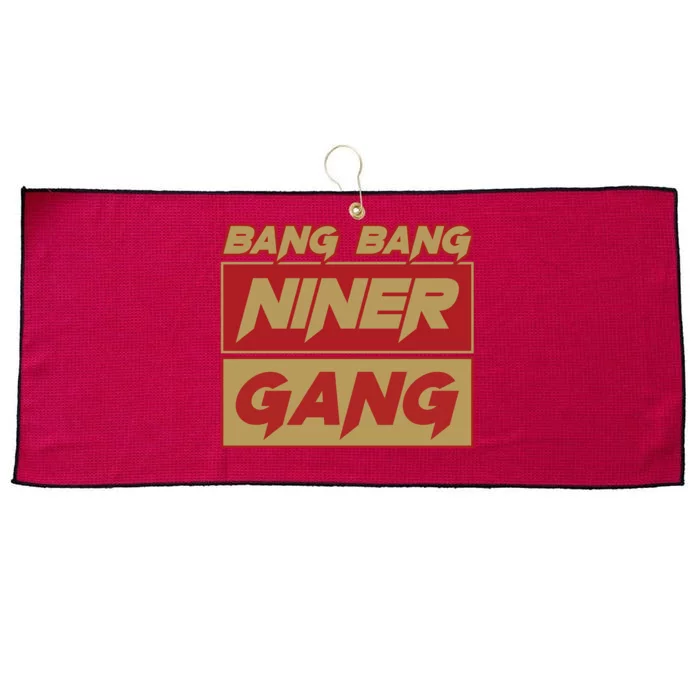 Bang Bang Niner Gang Large Microfiber Waffle Golf Towel