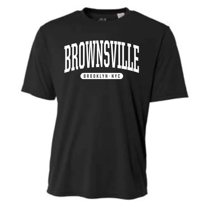 Brownsville Brooklyn Ny Souvenirs Nyc Borough Brooklyn New York Brownsville Cooling Performance Crew T-Shirt