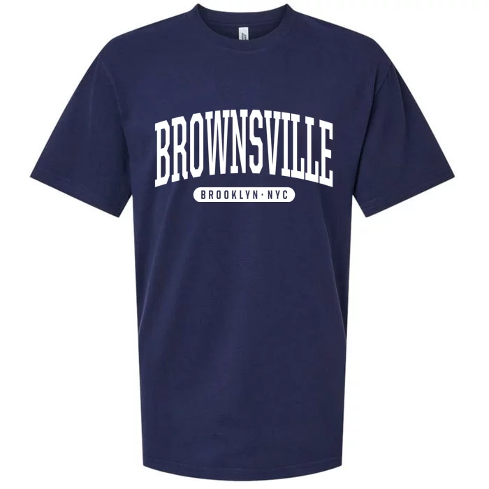 Brownsville Brooklyn Ny Souvenirs Nyc Borough Brooklyn New York Brownsville Sueded Cloud Jersey T-Shirt