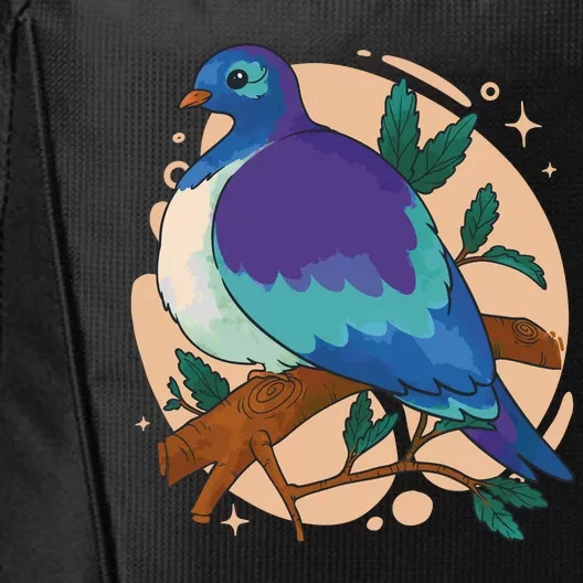 Blue Bird Nature Art City Backpack