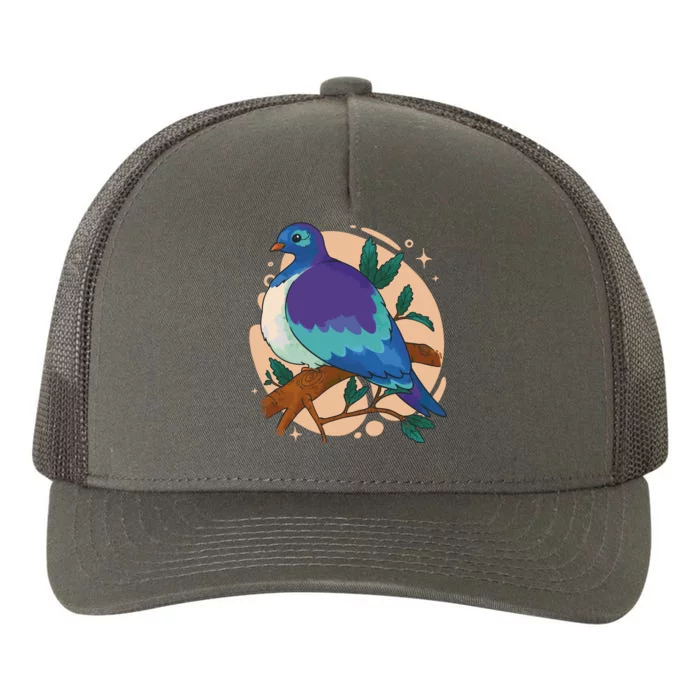 Blue Bird Nature Art Yupoong Adult 5-Panel Trucker Hat