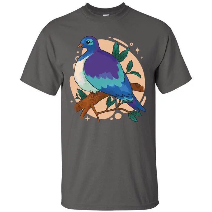 Blue Bird Nature Art Tall T-Shirt