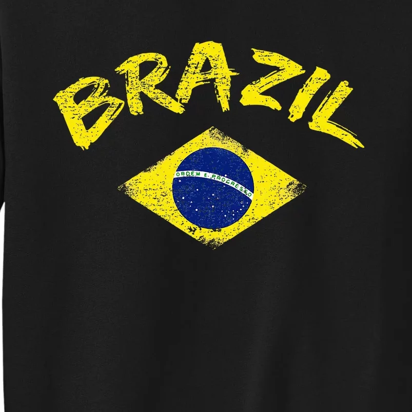 Brasil Brazilian National Flag Soccer Jersey Football Sweatshirt