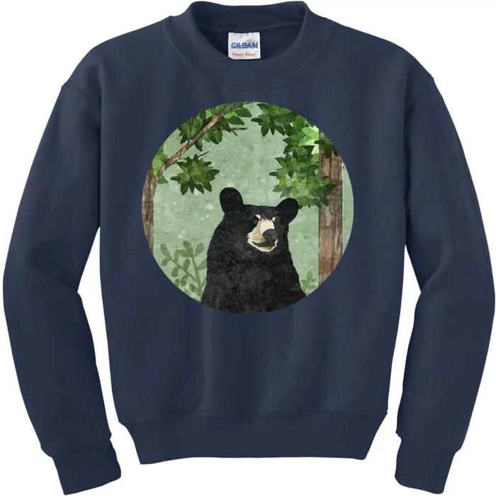 Black Bear Nature Kids Sweatshirt