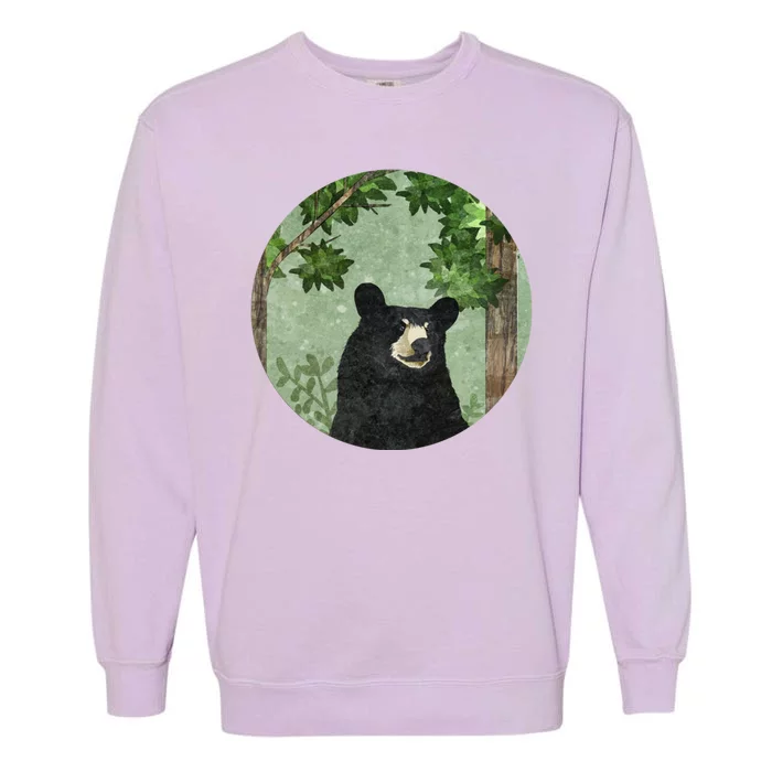 Black Bear Nature Garment-Dyed Sweatshirt